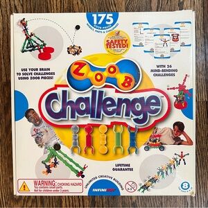 EUC Full Set Zoob Challenge Building Toy 175 pieces